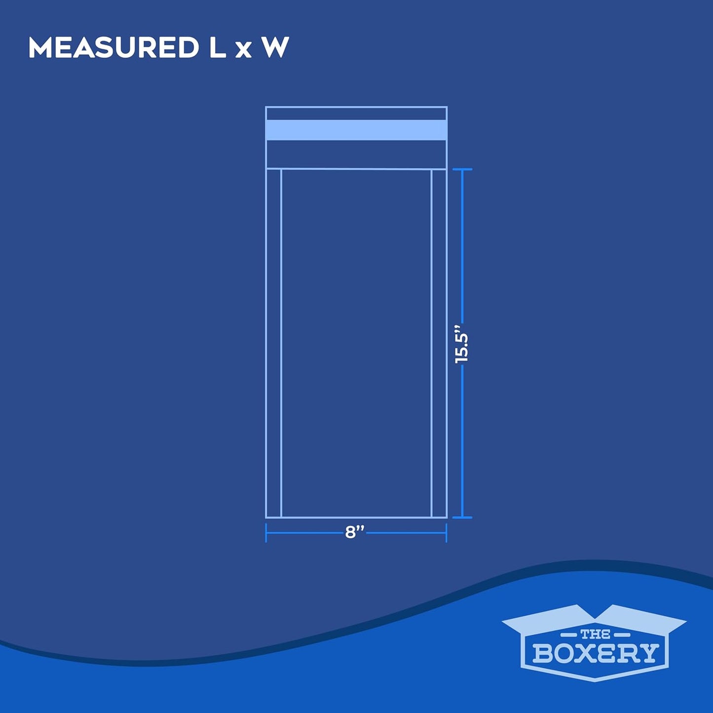 The Boxery 8x15.5" Clear Self-Sealing Bubble Out Bag Pouches -300 Pack- Bubble Cushion Wrap Bags for Packing, Storage, Moving, and Shipping fragile items