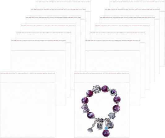 4" x 4" Self Adhesive Seal Bags 300pcs Clear Resealable Cellophane Bags Plastic Cello Bag 1 Mil for Jewelry Earrings Candies Bakery Candle Cookie (12 Sizes to Choose from)