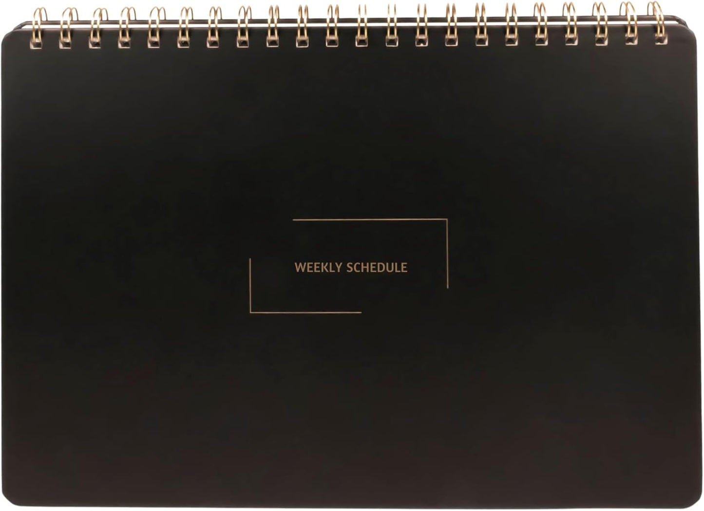 Undated Weekly Schedule | Business Planner | 8.25” x 11.75” ADHD Organizer | Premium Multi-Layout Schedule | Black | Landscape Layout