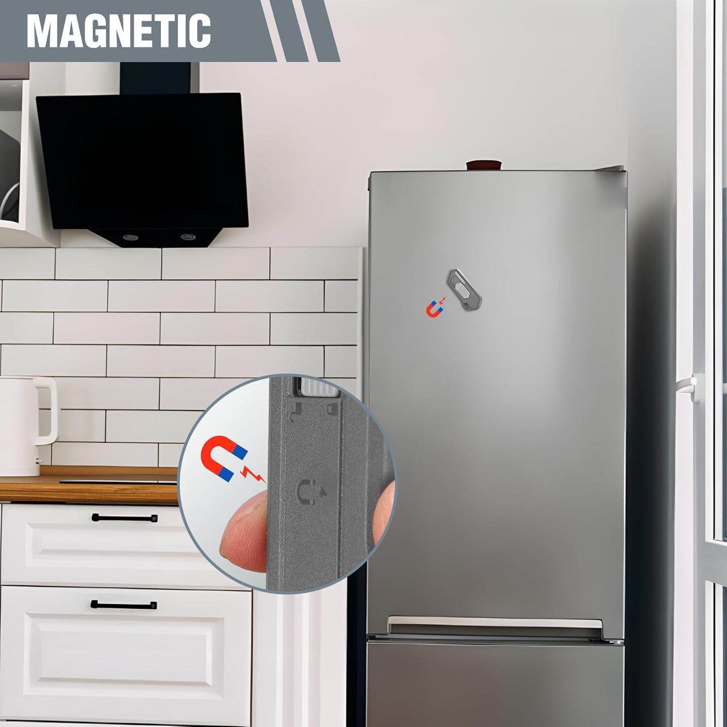 WORKPRO Ceramic Small Safety Box Cutter, Automatic Rebound Mini Letter Opener, Quick Change Retractable Blade Razor Knife, with Extra Blades