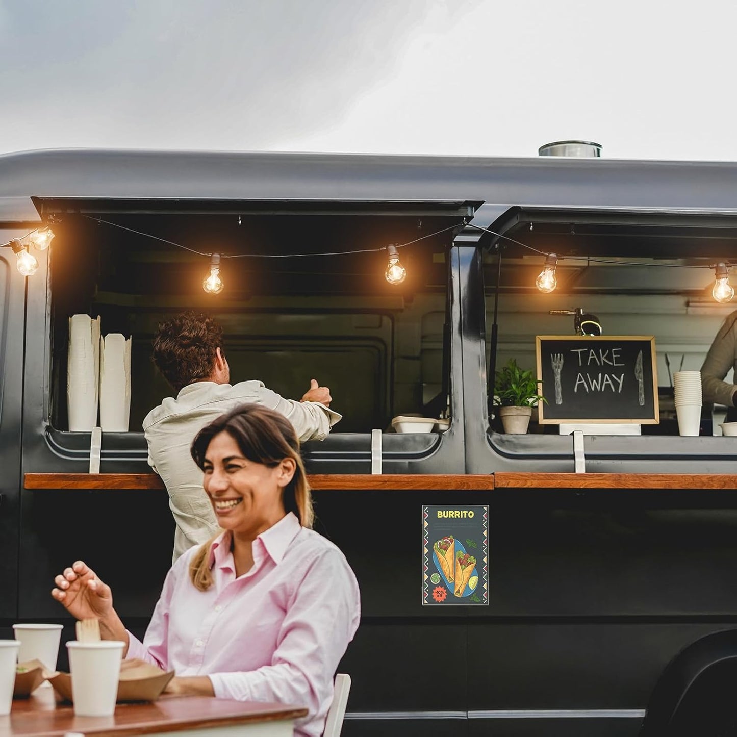 PATIKIL Acrylic Sign Holder, 12 Pack 8.5x11 Wall Sign Paper Holder Clear Picture Frame with Double Side Adhesive Tape for Office Restaurant Memo Menu Guide, Horizontal