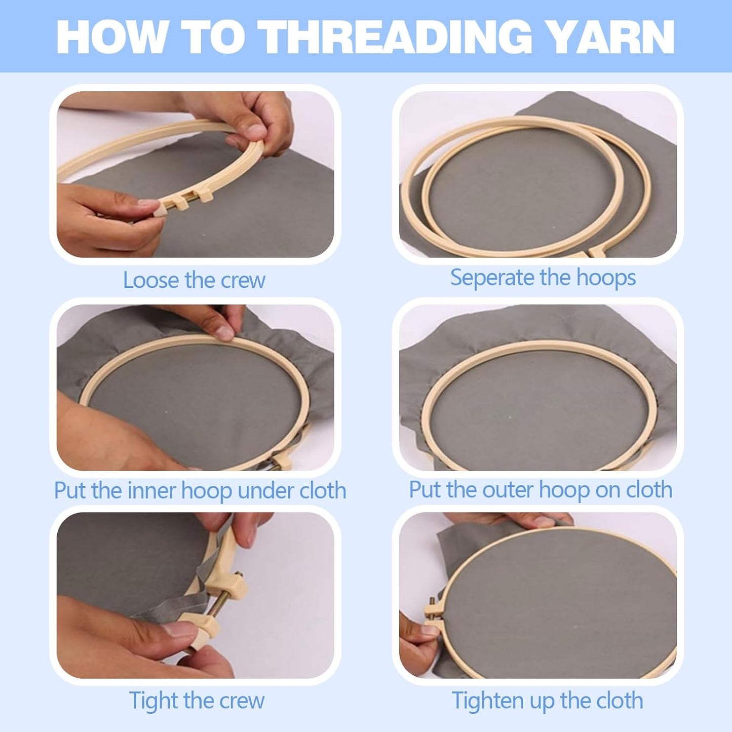 Punch Needle Kits for Beginners, Cute Cartoon Highland Cow with Daisy Flower, Punch Needle Starter Craft Set with 20cm Hoop, Perfect for Festival Gift and Decoration (Summer Beach)