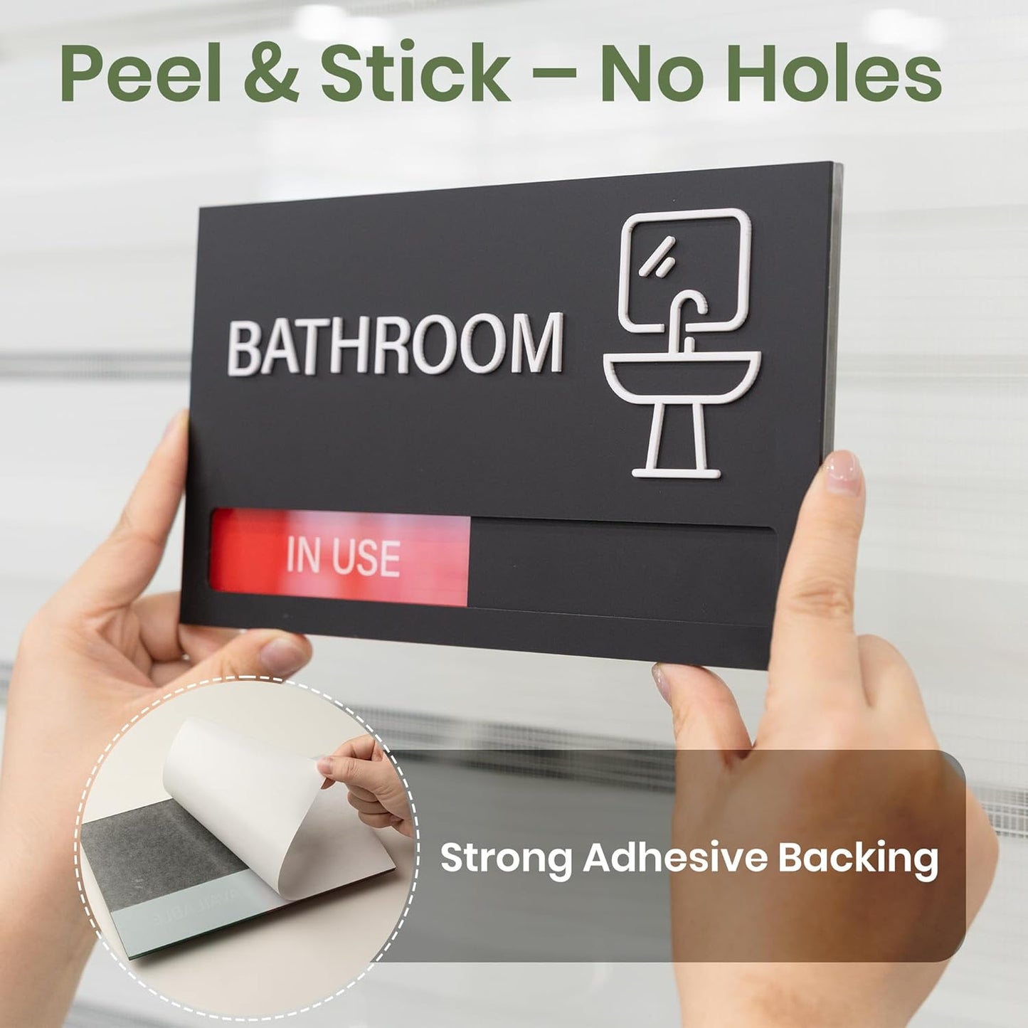 Wellness Room Sign, Do Not Disturb Office Door Signs, Available In Use Sign, Privacy Sliding Door Signs Tell Whether Wellness Room Vacant or Occupied
