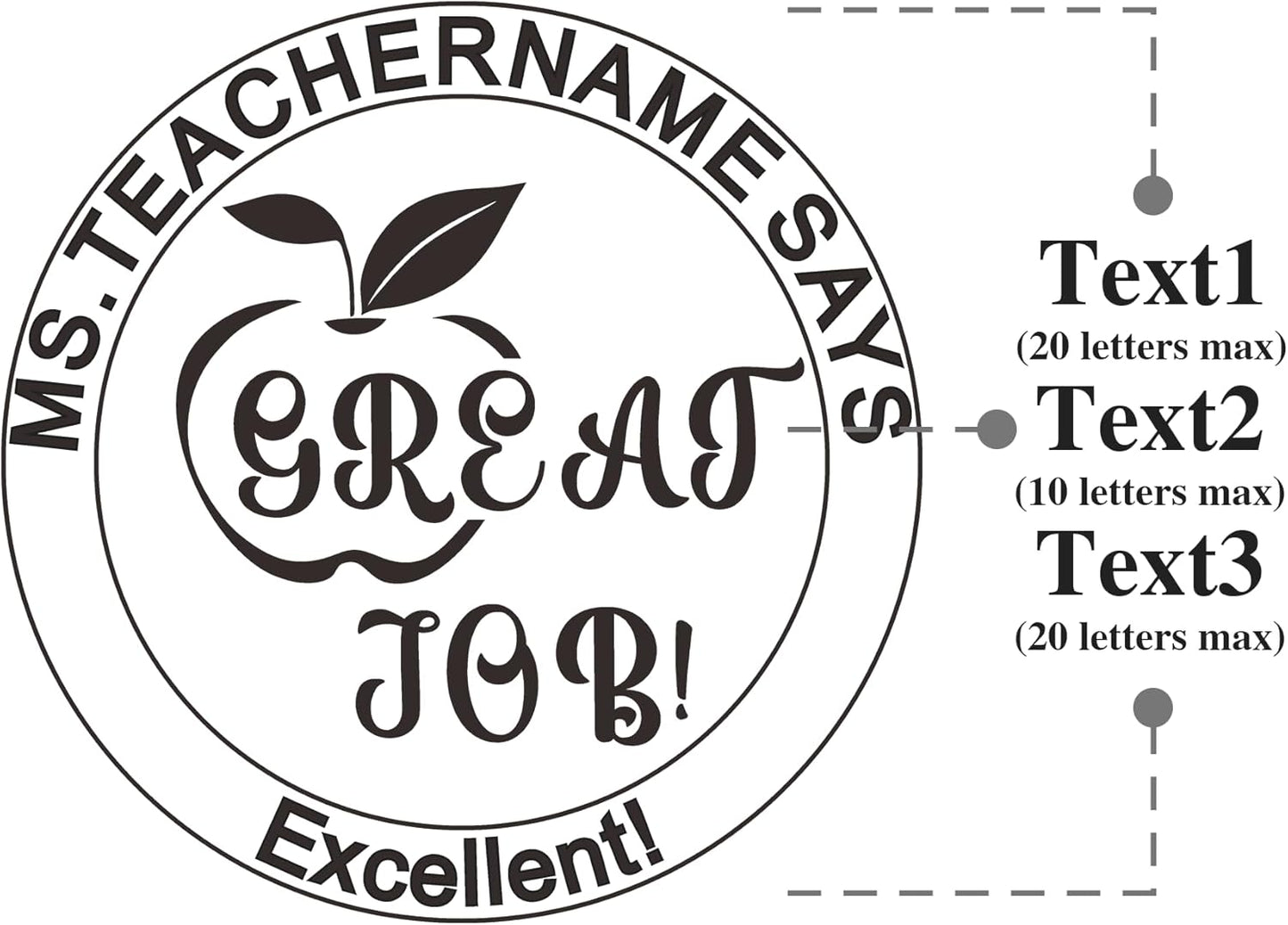 from The Library of Embossers & Stamps Custom Color Self-Inking Stamp with Your Name or Design Great for Personalizing Books, Text Books and Journals (24)