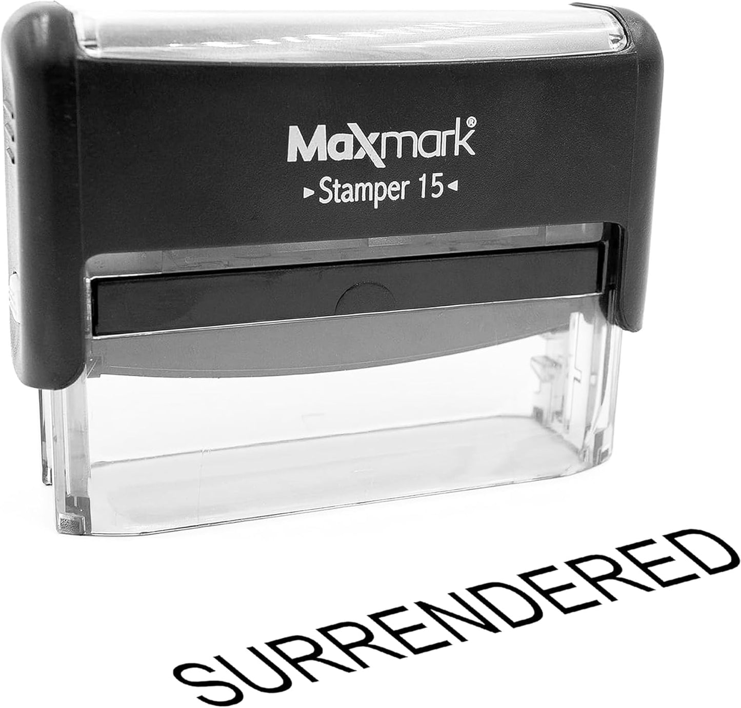 Surrendered Self Inking Stamp - TxDMV Compliant - Required for webDEALER Program - Professional Self-Inking Stamp