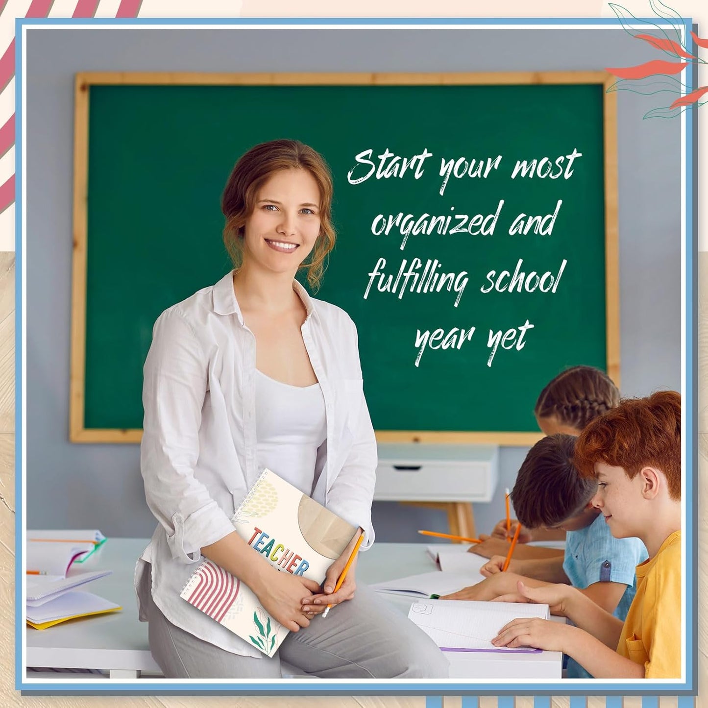 Teacher Record Book Teacher Grade Books 2025-2026 Spiral Bound Record Class Grade Book Office Favors Gift for Classroom Attendance Supplies Decoration Double Sided(True to You)