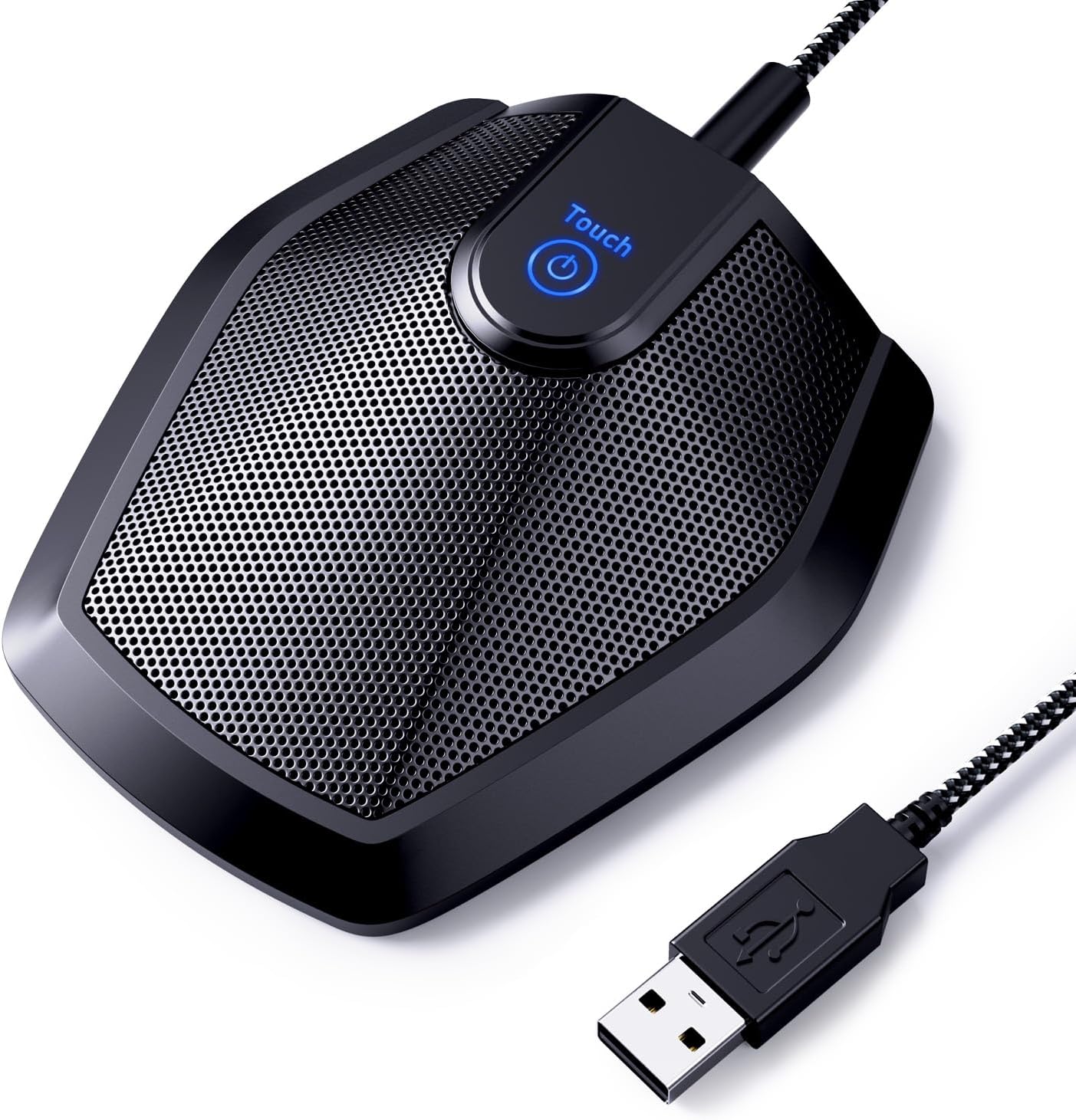 TONOR Conference USB Microphone, Omnidirectional Condenser PC Mic for Video Conference, Recording, Skype, Online Class, Court Reporter, Plug & Play Compatible with Mac OS X Windows PC Compute, G11