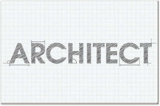 Graph Paper Pad - 30 Sheets/60 Pages, 24" x 36" Large Graph Paper 1" and 1/4" Blue Grid Paper for Engineer Architect Designer Mathematician Draftsmen Sketch House Commercial Building Plan Drafting