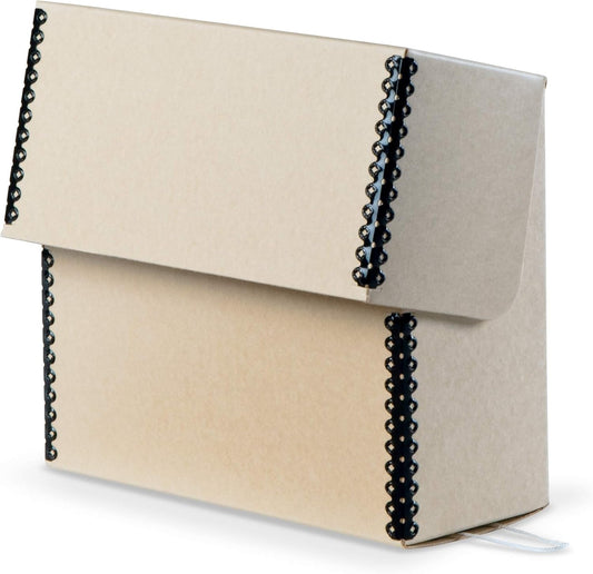 Gaylord Archival Tan Flip-Top Document Storage Box - 2 1/2W x 15 1/4L x 10 1/4" H