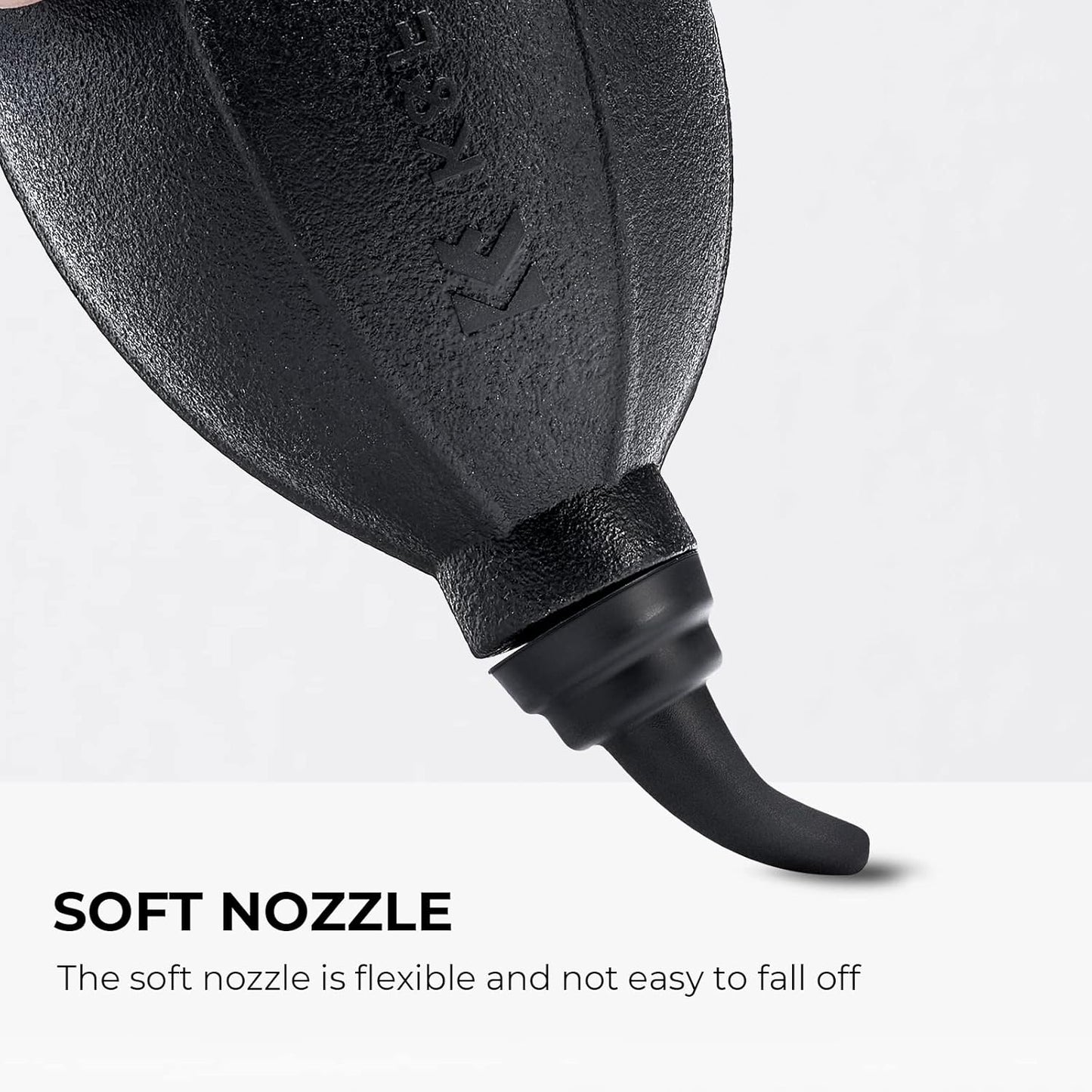 K&F CONCEPT Soft Tip Air Blower, Lens Blower for Digital, DSLR, SLR Cameras, Camera Lenses, Sensitive Electronics and Keyboards Telescope Filters, Rubber Bulb Air Pump Dust Blower