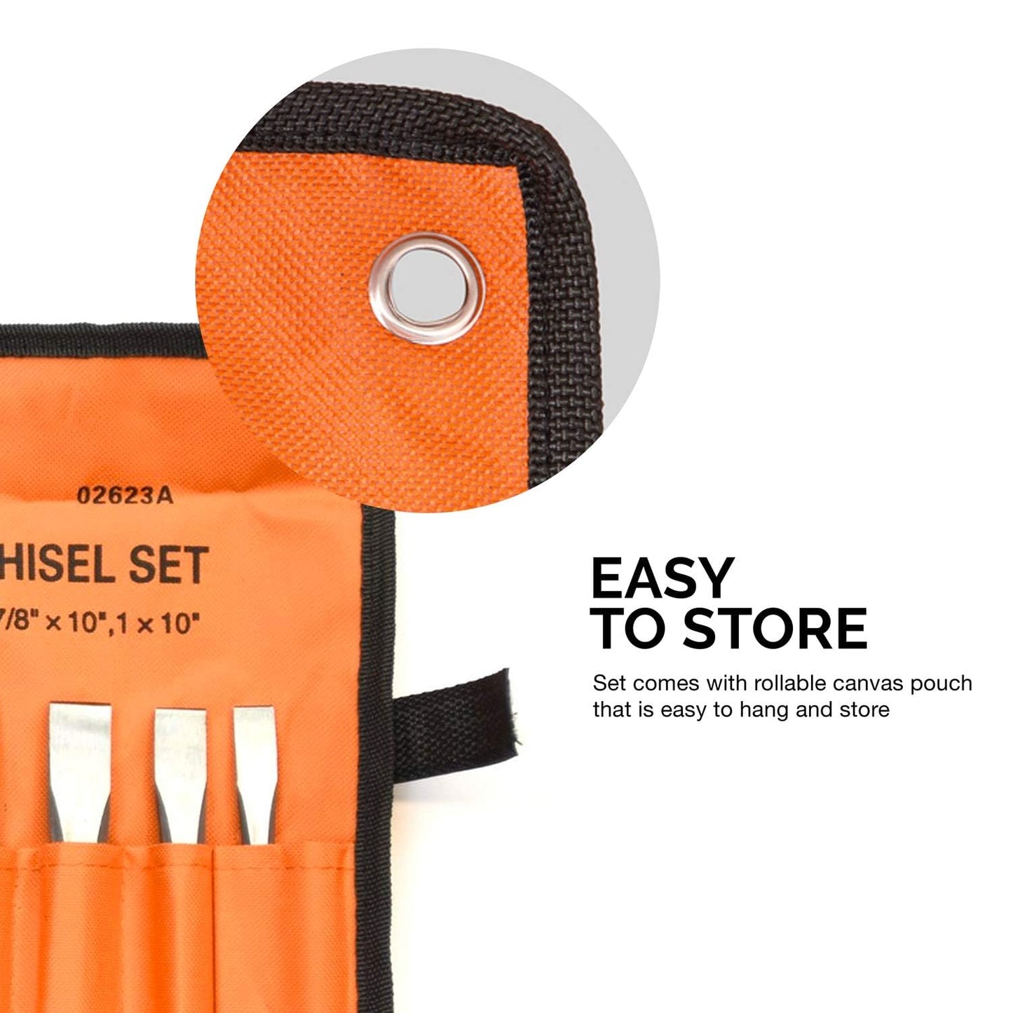 NEIKO 02623A Cold Chisel and Punch Set | 12 Piece | Cr-V Steel | Remove Pins and Bushings | Cut or Split Steel Objects