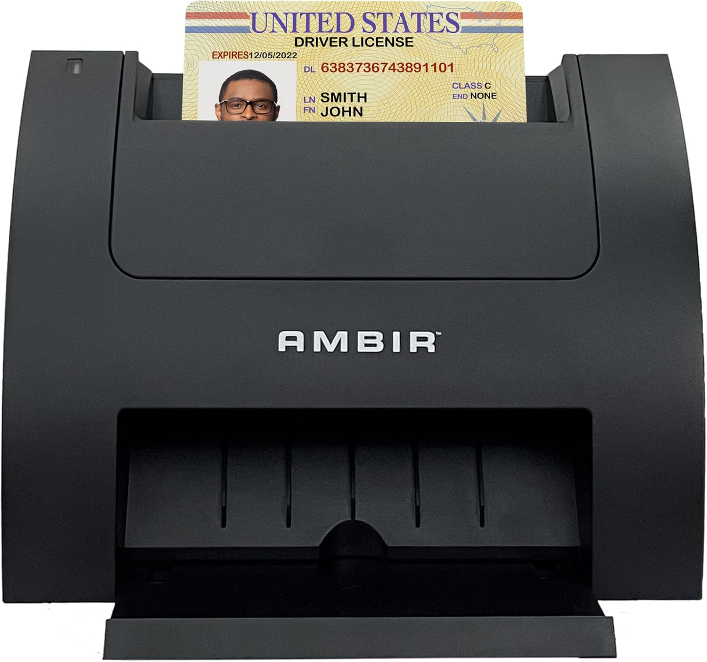 Ambir Business Card Scanner PS670ST-BCS High Speed Single Sided Vertical USB Powered Business Card Scanner with AmbirScan Business Card for Windows PC