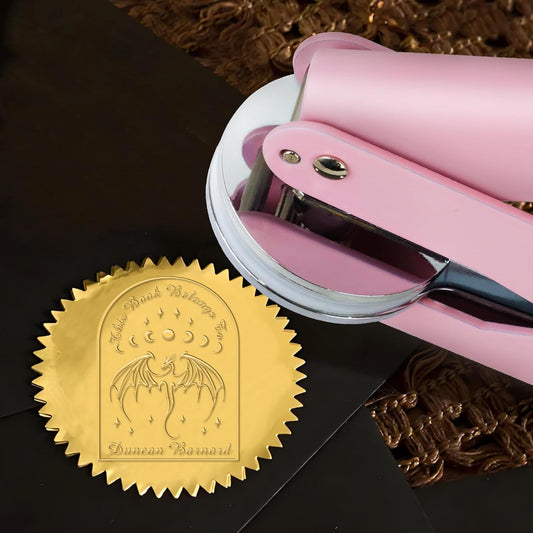 from The Library of Embossers & Stamps Custom Color Self-Inking Stamp with Your Name or Design Great for Personalizing Books, Text Books and Journals (19)