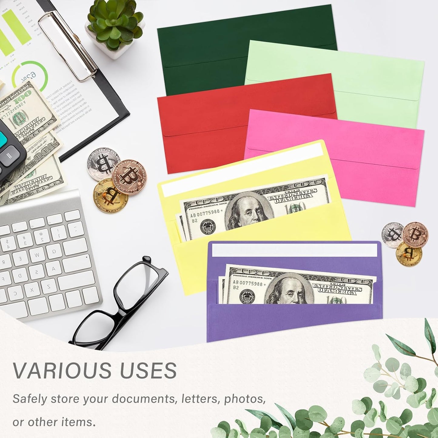 200 Pack #10 Business Envelopes, Self Seal Standard Light Yellow Envelopes for Secure Business & Legal Mailing, Office, Checks, Letter, Invoices, 4 1/8 x 9 1/2 Inches