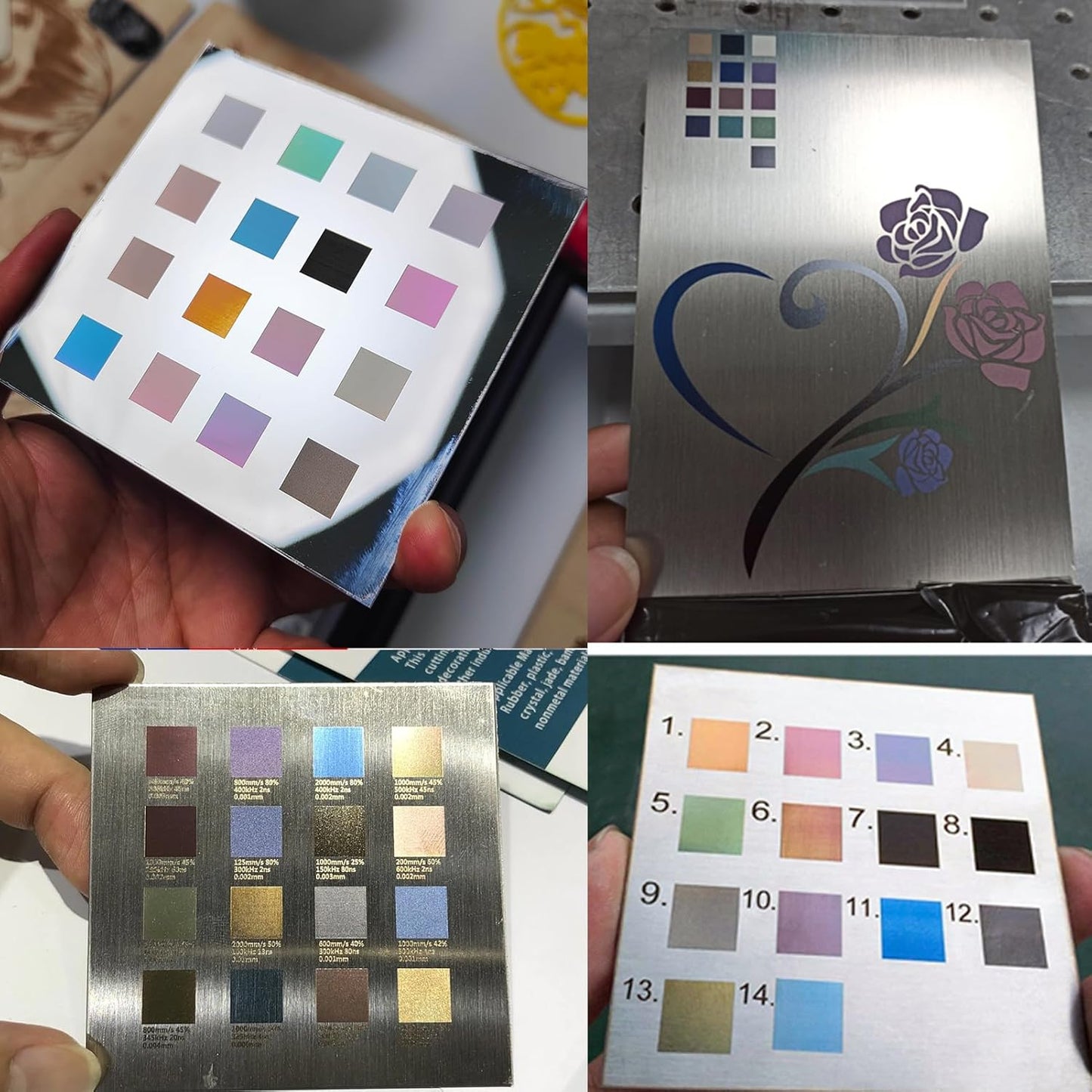 ComMarker B4 20W JPT Mopa Fiber Laser Engraving Machine with Rotary Axis,Support Lightburn Laser Engraver with 2Lens,2in1 Desktop Handheld Color Marking Machine for Stainless Steel,Ring,Tumbler