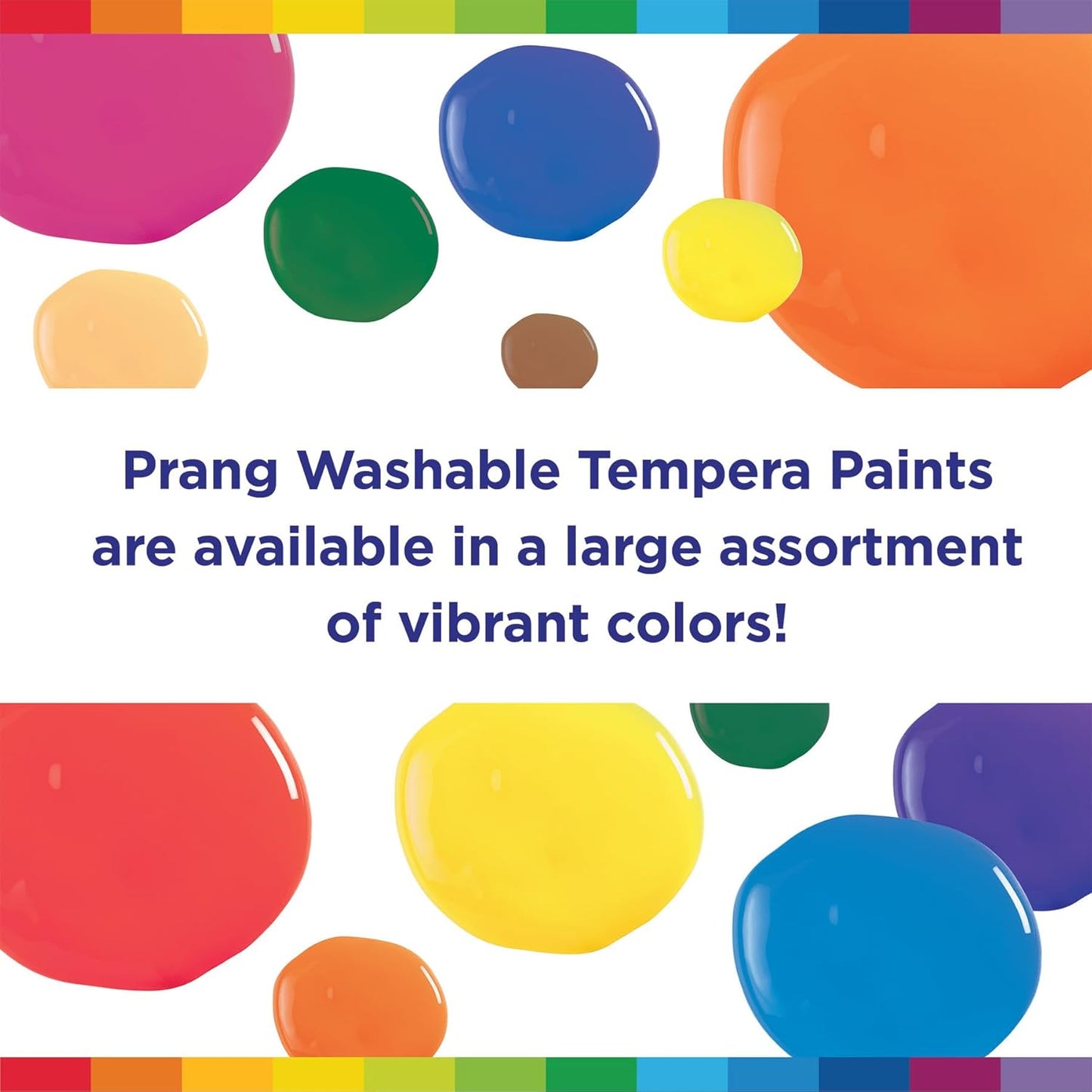 Prang Washable Tempera Paint, Peach, 16 Oz., 1 Count