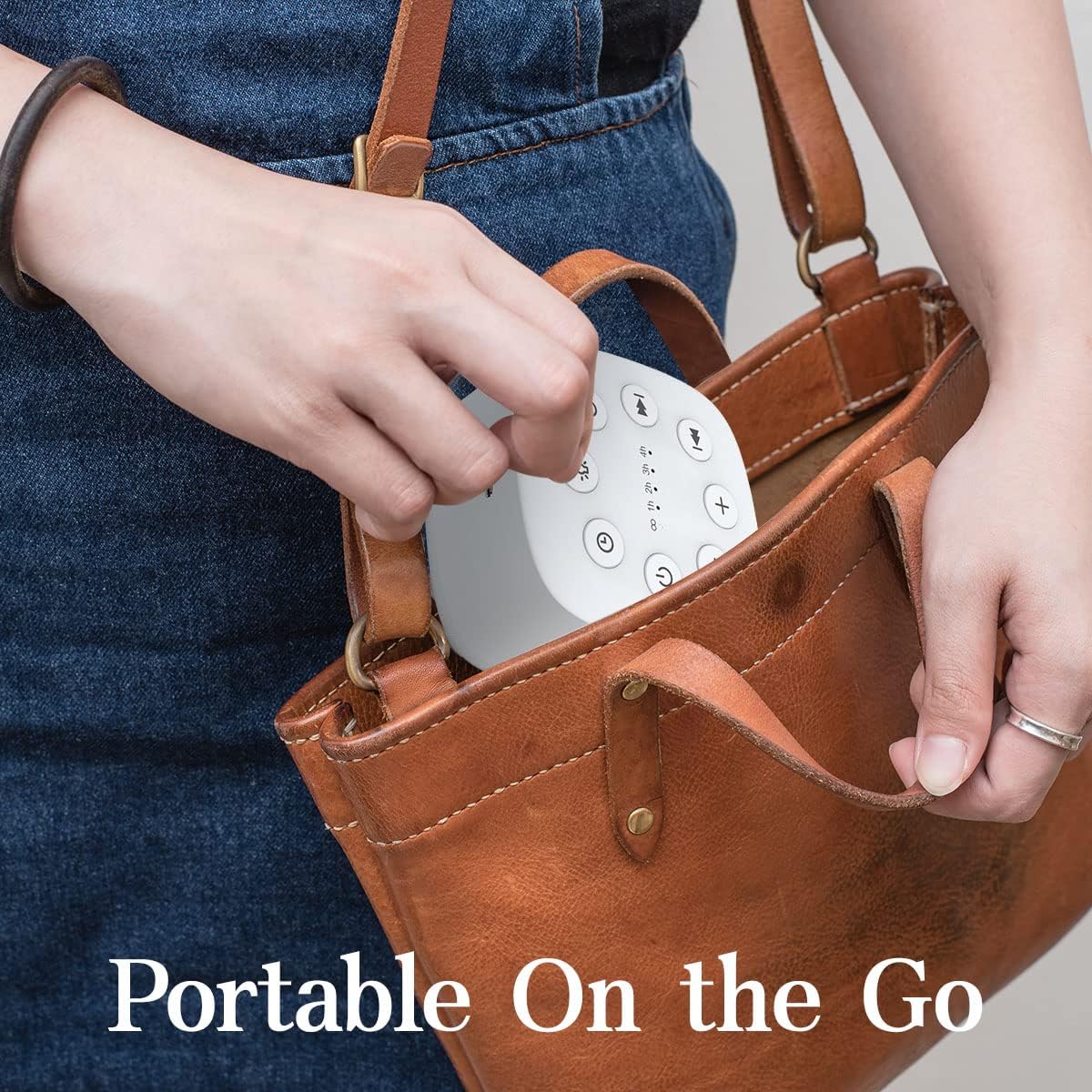 Meditation White Noise Sound Machine 30 Soothing Sounds with 32 Volume Control 12 Night Light 5 Timers Portable Sleep Machine for Travel Powered by AC or USB Sleep Therapy for Baby Kids Adults (White)