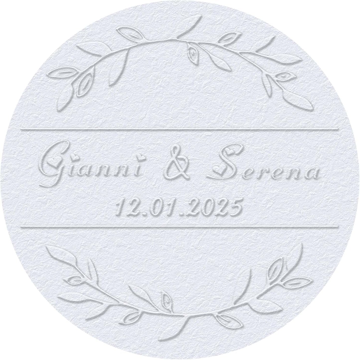 Personalized Wedding Embosser Stamp， Custom Book Business Card Paper Document Notebook, Self Inking Stamp，Book Lover Gifts，Christmas Gifts (Style10)