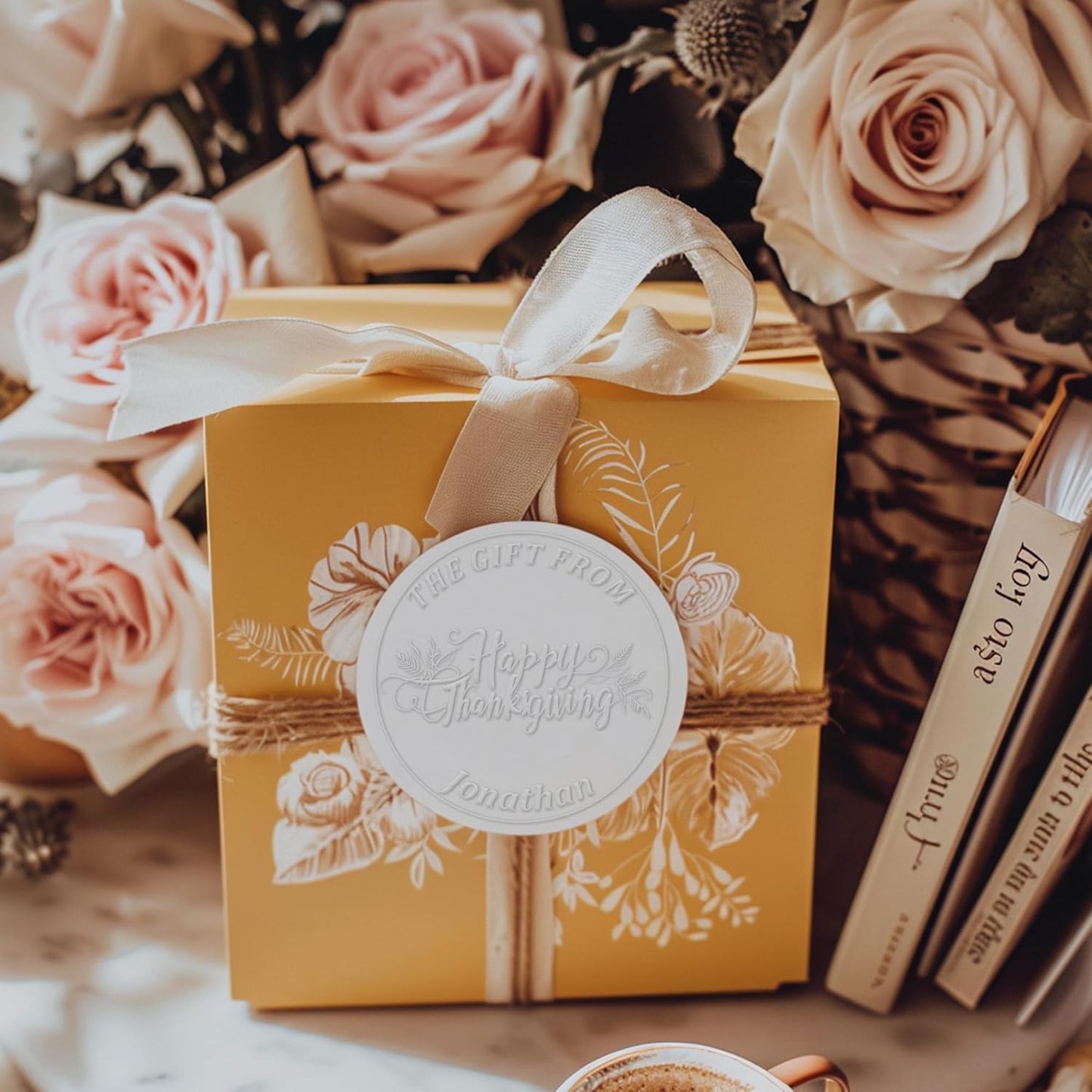 from The Library of Embossers & Stamps Custom Color Self-Inking Stamp with Your Name or Design Great for Personalizing Books, Text Books and Journals (11)