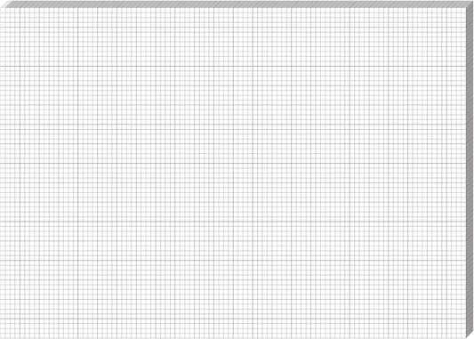 25 Sheet Graph Paper Pad 24" x 17" Large Graph 1" and 1/4" Ruled Grid Paper for Engineer Architect Designer Mathematician Draftsmen Sketch House Commercial Building Plan Drafting(White)