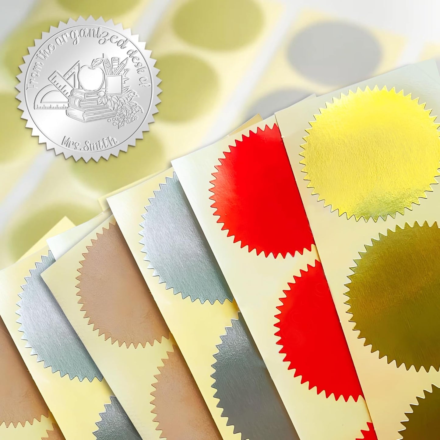 from The Library of Embossers & Stamps Custom Color Self-Inking Stamp with Your Name or Design Great for Personalizing Books, Text Books and Journals (25)