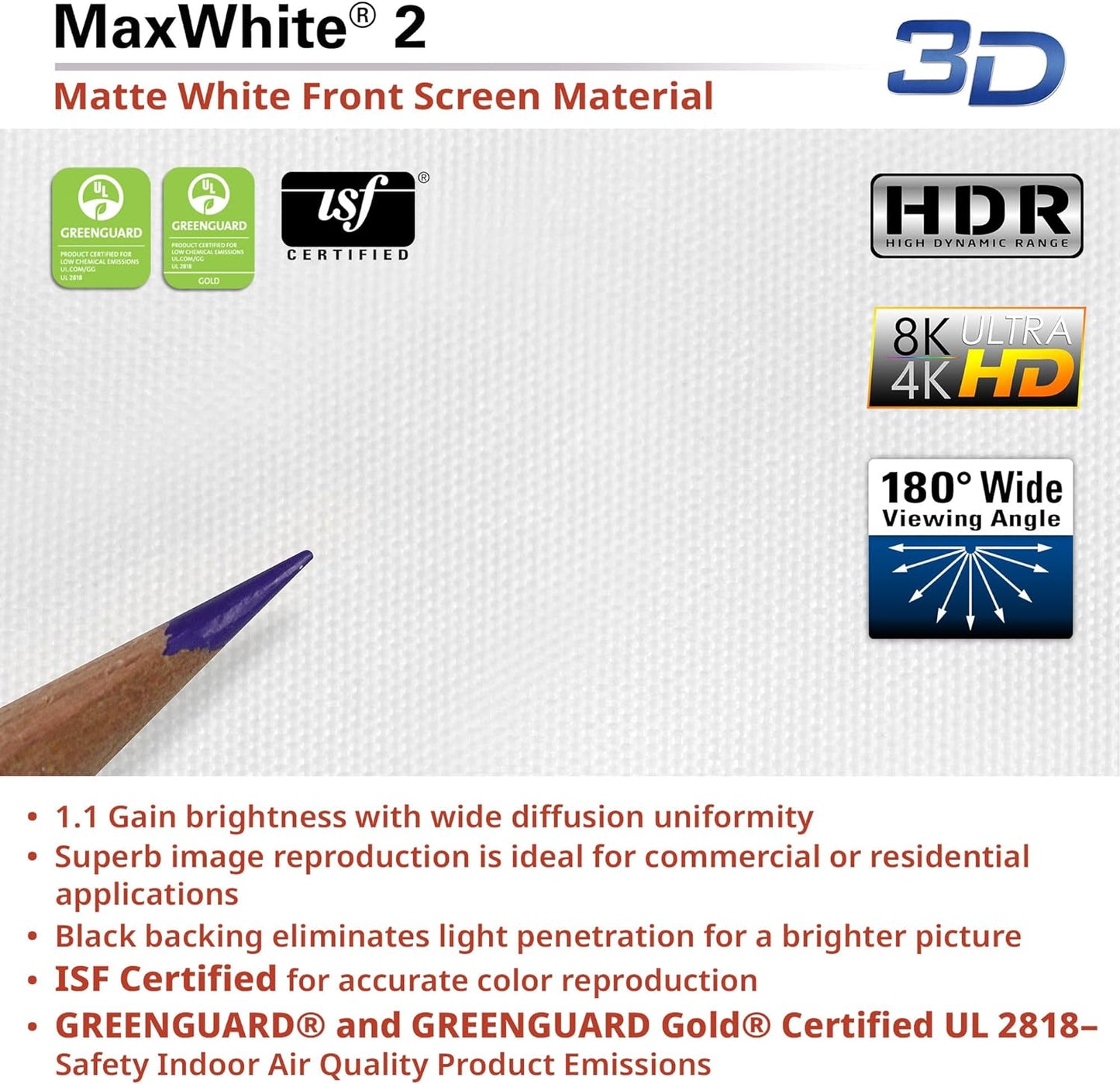 Elite Screens Manual B, 120-INCH 4:3, Manual Pull Down Projector Screen 4K / 8K Ultra HDR 3D Ready with Slow Retract Mechanism, 2-YEAR WARRANTY, M120V