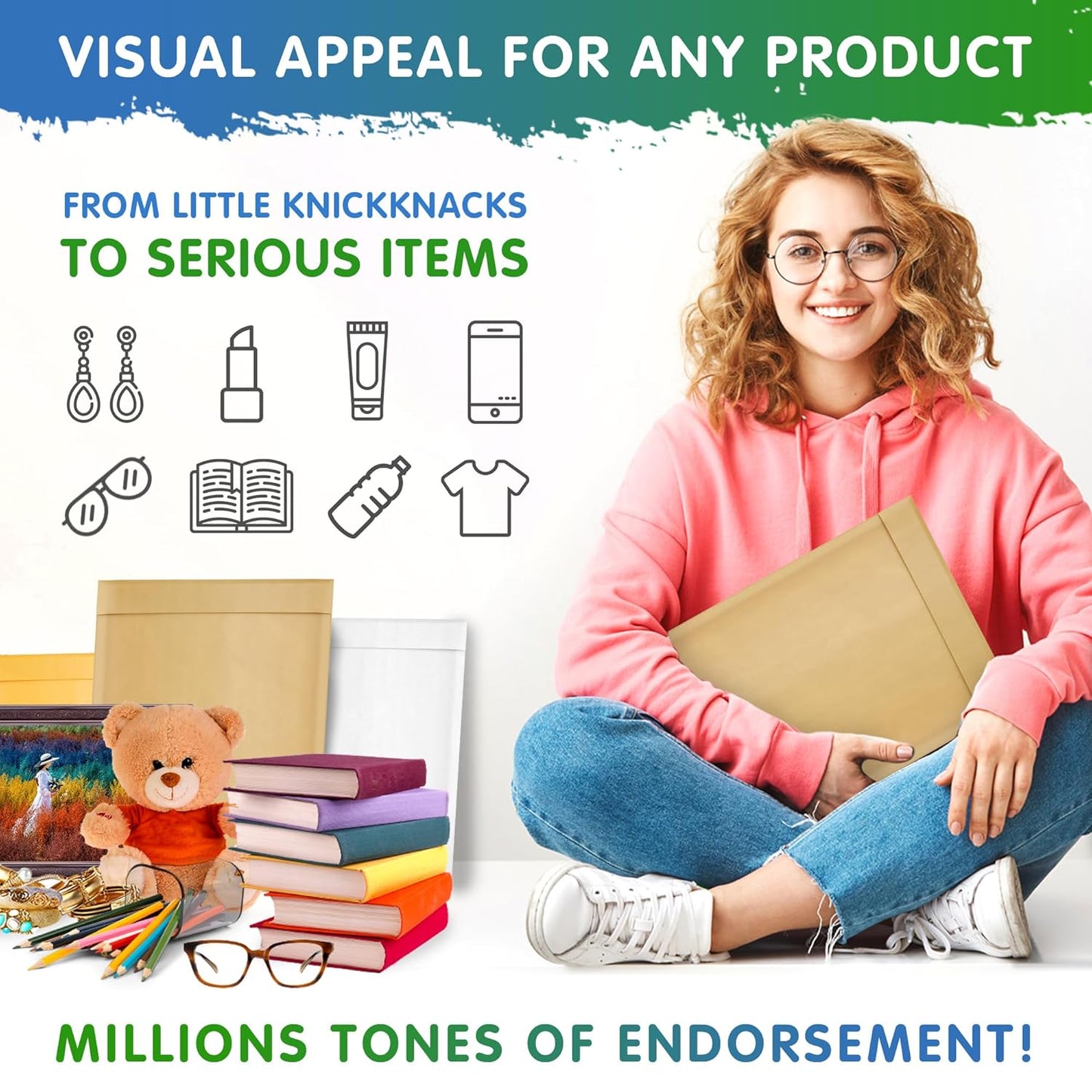 Natural Kraft Bubble Mailer Envelopes, 6 x 9 Inches. 250 Pack Mail Padded Envelopes Self Seal. Waterproof Kraft Bubble Mailers. Tear-Resistant Mailing Envelope Padded. Sturdy Paper Mailer