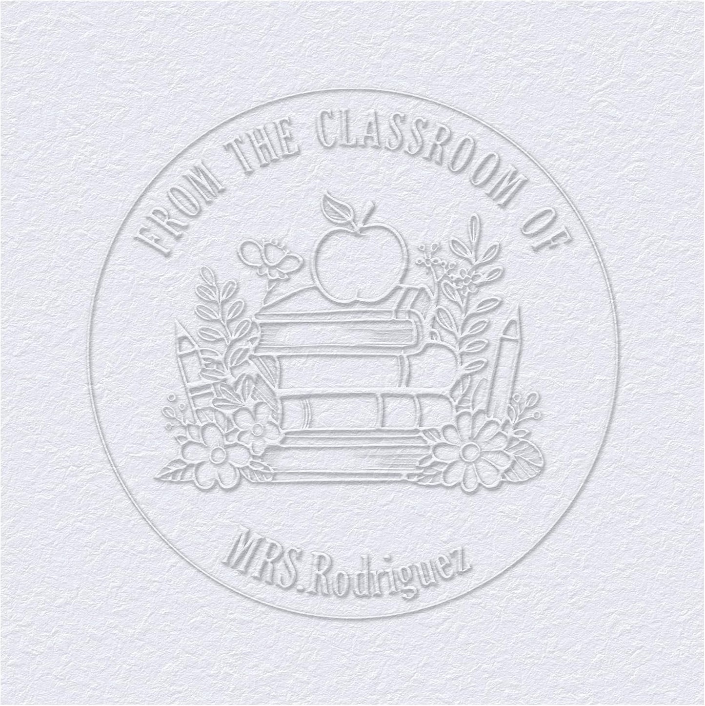 from The Library of Embossers & Stamps Custom Color Self-Inking Stamp with Your Name or Design Great for Personalizing Books, Text Books and Journals (27)