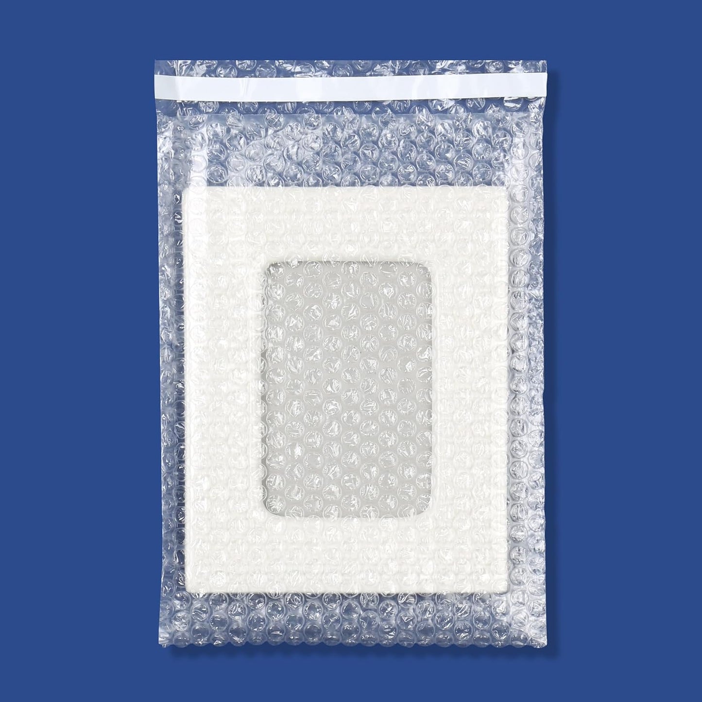 The Boxery 8x15.5" Clear Self-Sealing Bubble Out Bag Pouches -300 Pack- Bubble Cushion Wrap Bags for Packing, Storage, Moving, and Shipping fragile items