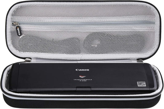 Aproca Black Hard Storage Travel Case, for Canon ImageFORMULA R10 / ImageFORMULA P-215II Portable Document Scanner