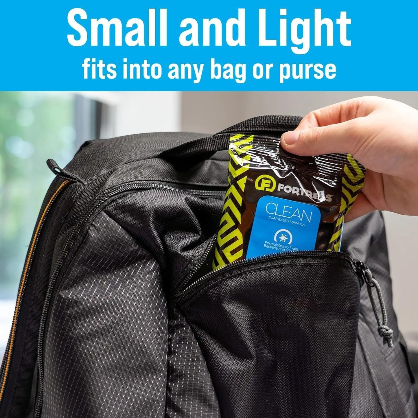 Fortress Electronic Wipes With Microfiber Cloth (25 ct, Pack of 3) To-Go Tech Wipes for Screens, Phones, Keyboards, TV Monitors, Computer Screens, and More [Travel Size] Skin-Safe