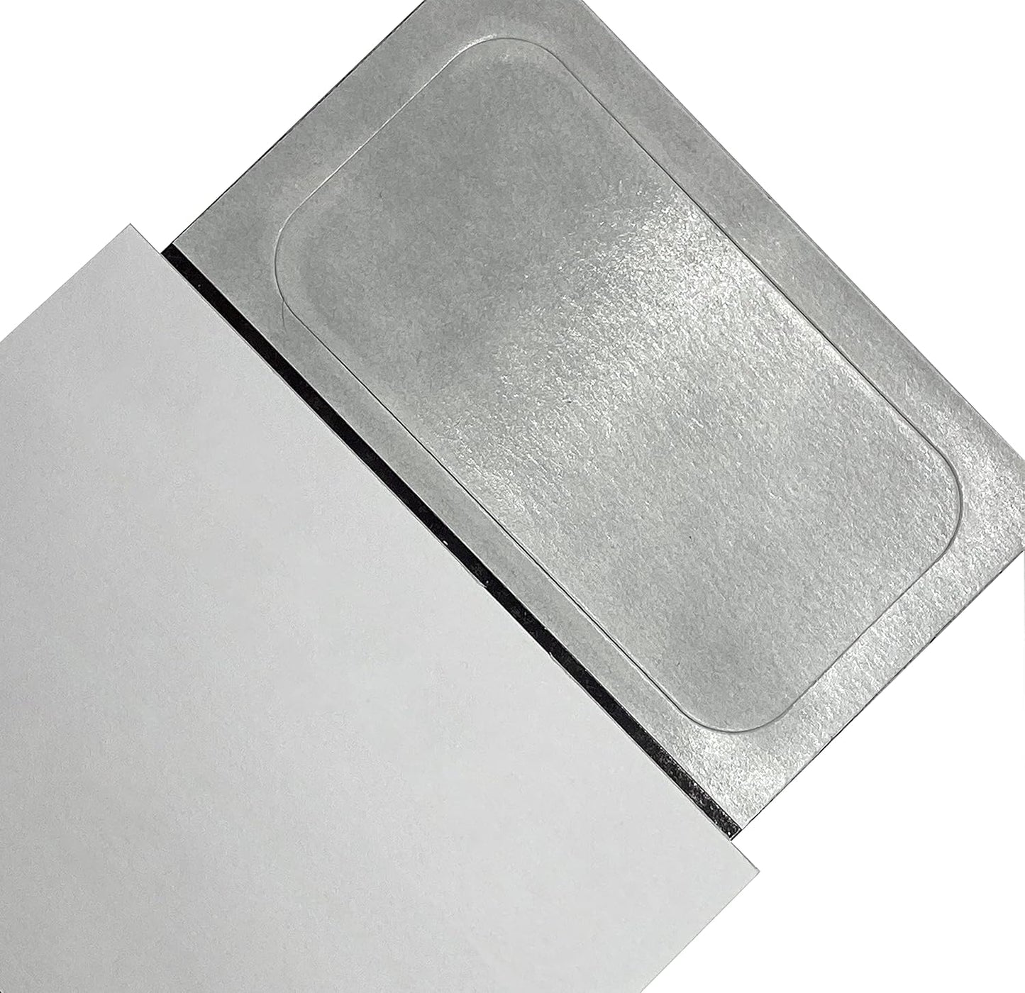 MaxMagnetics Blank Notepad With Magnetic Self Adhesive Peel and Stick, To instantly Create your 50 Sheets Business Card Notepad (10)