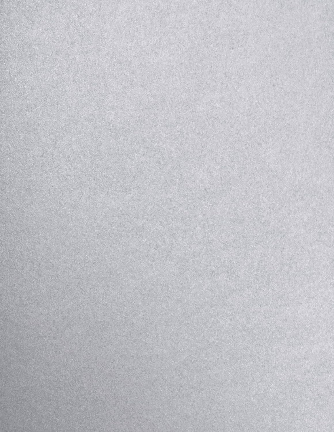 LUXPaper 8.5" x 11" Paper | Letter Size | Silver Metallic | 80lb. Text | 50 Qty