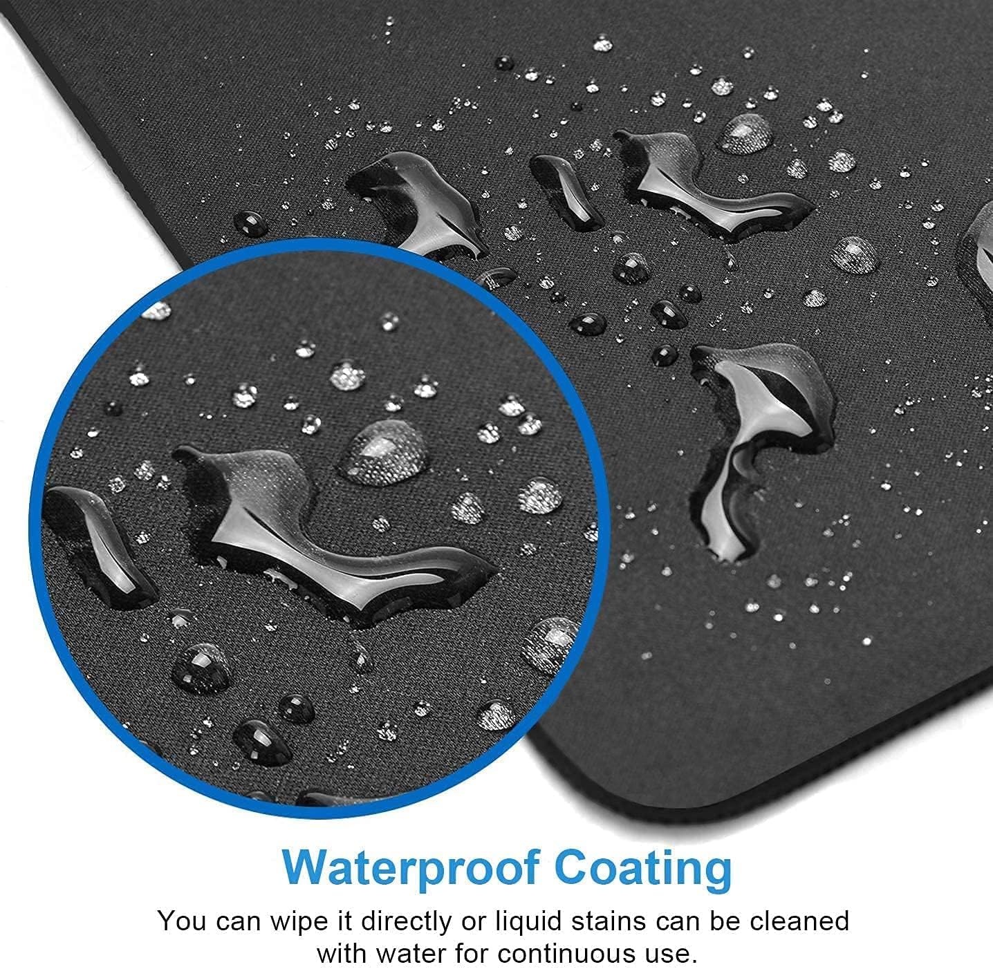 Sunset Ocean Wave Mouse Pad, Square Mousepad,Waterproof Mouse Mat Non-Slip Rubber Base MousePads for Office Home Laptop Travel, 9.5"x7.9"x0.12" Inch