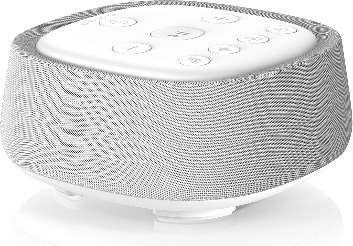 Rechargeable White Noise Machine with 28 Smoothing Sounds, Portable Sound Machine for Baby Kids Adult Sleeping, Auto-Off Timer, 32 levles of Volume Noise Machine Therapy for Home, Office, Travel